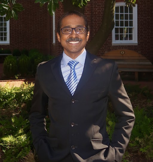 man in suit outside